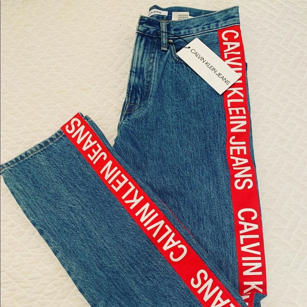 Calvin Klein straight leg jeans